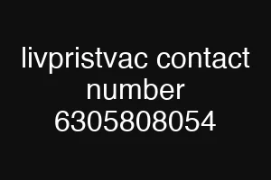 livpristvac contact number 6305808054