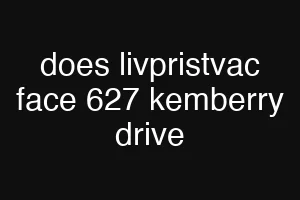 does livpristvac face 627 kemberry drive